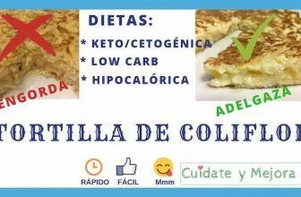 tortilla de coliflor