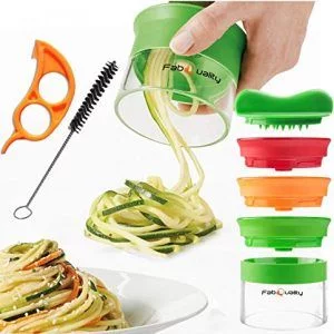 Espiralizador espaguetis calabac&iacute;n keto