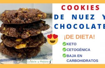 cookies keto chocolate y nuez dieta