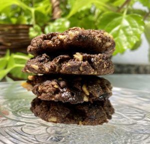 galletas keto nuez y chocolate