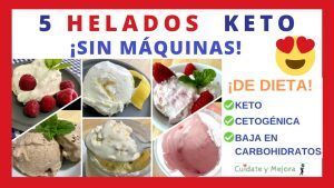 helado dieta keto sin azucar sin maquinas