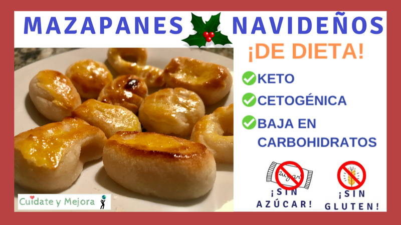 III▷ Receta de « MAZAPANES NAVIDEÑOS » ⚡ Dieta KETO. SIN gluten