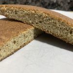 pan keto de linaza en sarten sin gluten