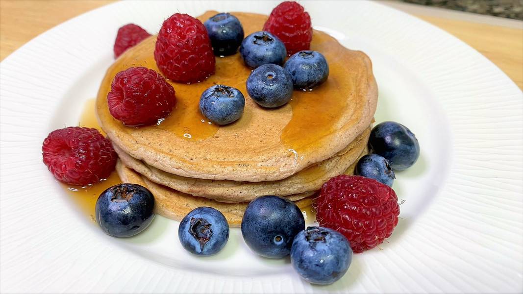 I Receta « Pancakes Keto Proteicos »⚡ 3 Ingredientes