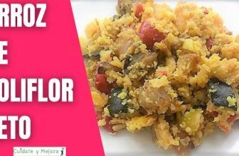receta de arroz de coliflor keto