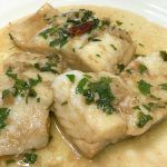 bacalao en salsa verde keto facil