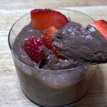 pudding de chocolate keto proteico sin azucar sin lacteos