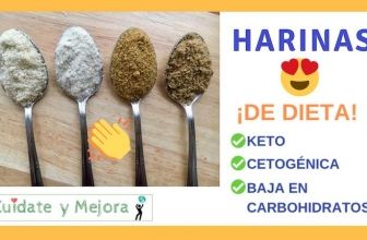 Harinas bajas en carbohidratos, aptas para dieta cetogénica